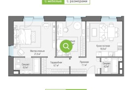 Дом Ильинка 3/8: купить 1к элитную квартиру.